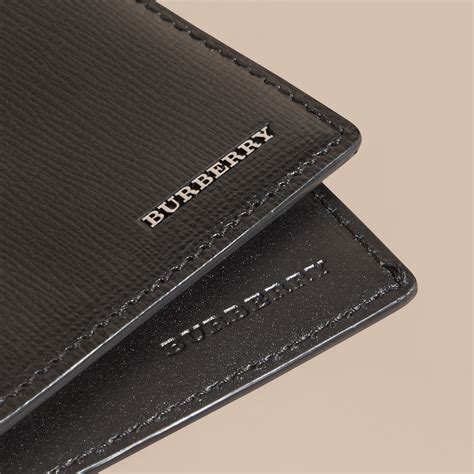 leather international wallet burberry|authentic burberry wallet.